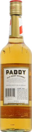 Paddy Blended Old Irish Whiskey Perspective: back