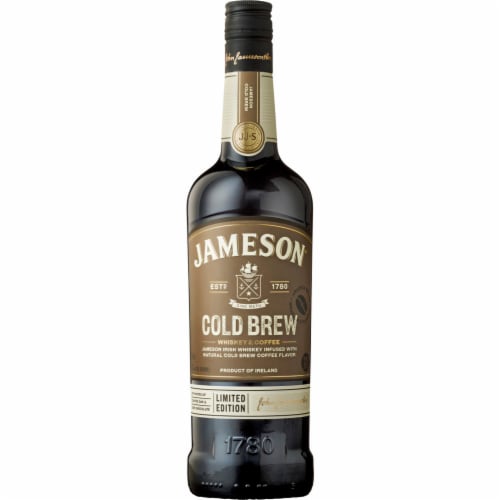 Jameson Cold Brew Coffee Flavored Whiskey Perspective: back