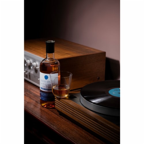 Blue Spot Aged 7 Years Cask Strength Single Pot Still Irish Whiskey Perspective: back