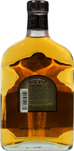 Chivas Regal 12 Year Premium Blended Scotch Whisky Perspective: back