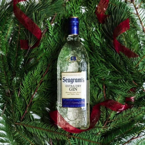 Seagram's Extra Dry Gin Perspective: back