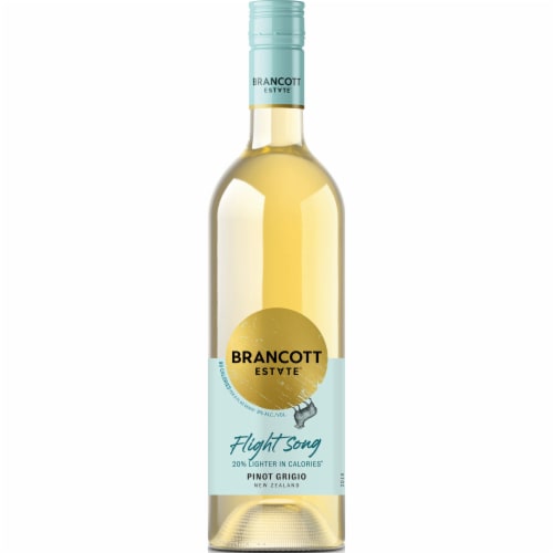 Brancott Estate Flight Song Pinot Grigio New Zealand White Wine Perspective: back