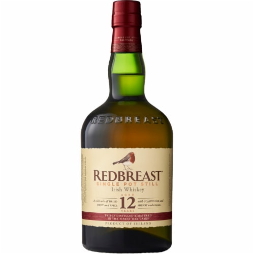 Redbreast Aged 12 Years Single Pot Still Irish Whiskey Perspective: back