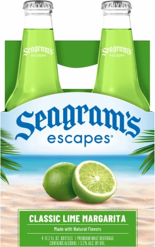 Seagram's Classic Lime Margarita Flavored Hard Beverage Perspective: back