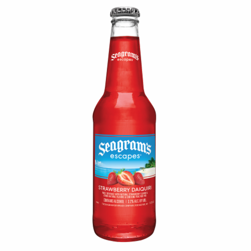 Seagram's Escapes® Strawberry Daiquiri Flavored Malt Beverage Cooler Perspective: back