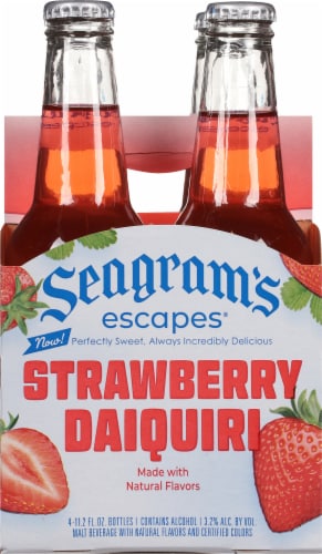 Seagram's Escapes Strawberry Daiquiri Flavored Hard Beverage Cooler Perspective: back