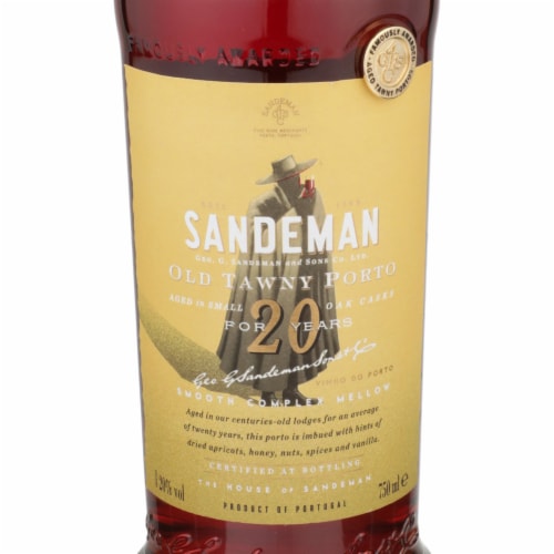 Sandeman Tawny Portugal Port Wine Perspective: back