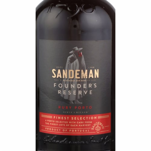 Sandeman Founder's Reserve Portugal Port Red Wine Perspective: back
