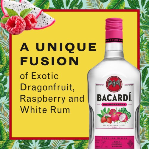 BACARDÍ® Dragonberry Rum, Gluten Free Perspective: back