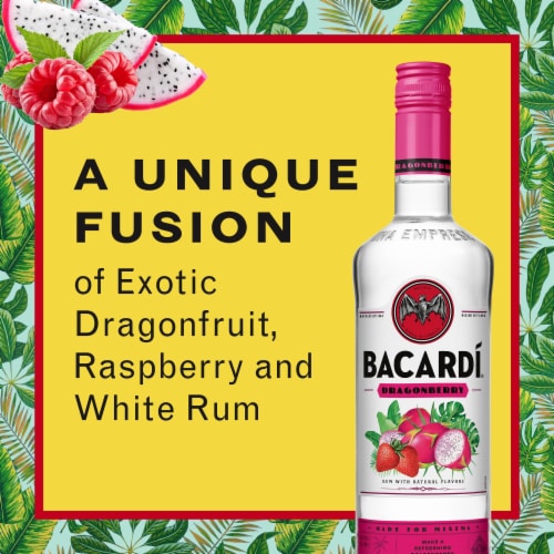 BACARDÍ® Dragonberry Rum, Gluten Free Perspective: back
