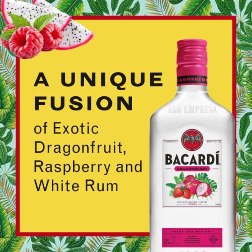 BACARDÍ® Dragonberry Rum, Gluten Free Perspective: back
