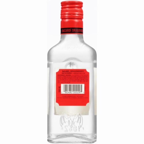 Bacardi Dragonberry Rum Perspective: back