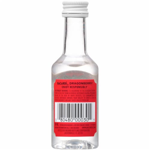 Bacardi Dragonberry Rum Perspective: back