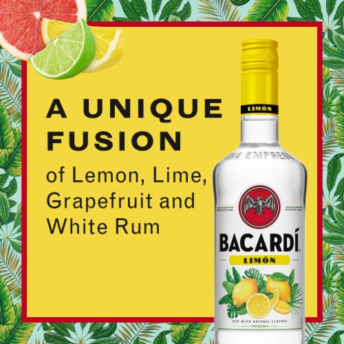 BACARDÍ® Limon Rum, Gluten Free Perspective: back