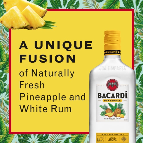 BACARDÍ® Pineapple Rum, Gluten Free Perspective: back