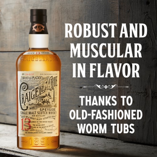 CRAIGELLACHIE® 13 Year Old Single Malt Scotch Whisky Perspective: back