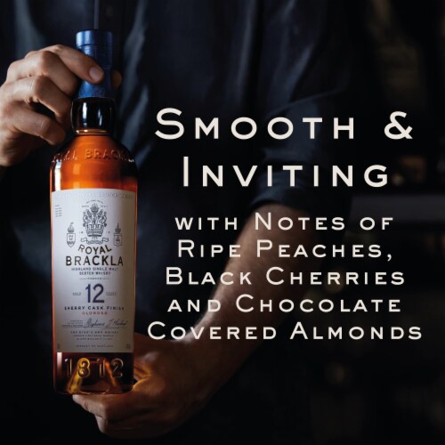 ROYAL BRACKLA® 12 Year Old Single Malt Scotch Whisky Perspective: back