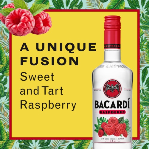 BACARDÍ® Raspberry Rum, Gluten Free Perspective: back