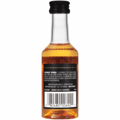 Havana Club Puerto Rican Rum Perspective: back