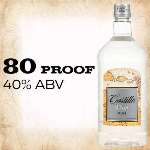 Castillo Silver Light Rum Perspective: back