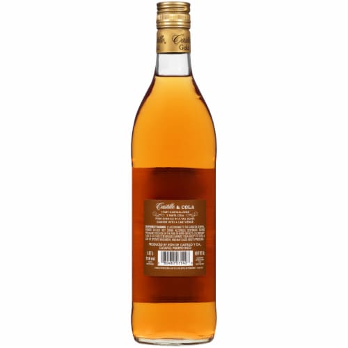 Castillo® Gold Puerto Rican Dark Rum Perspective: back