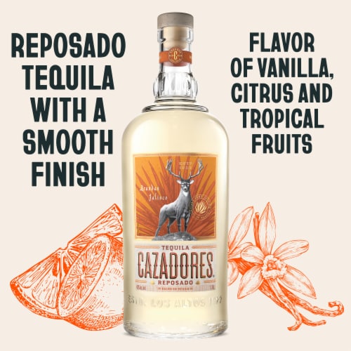Cazadores Reposado Tequila Perspective: back