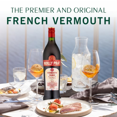 NOILLY PRAT® Rouge Vermouth, Cocktail Mixer Perspective: back