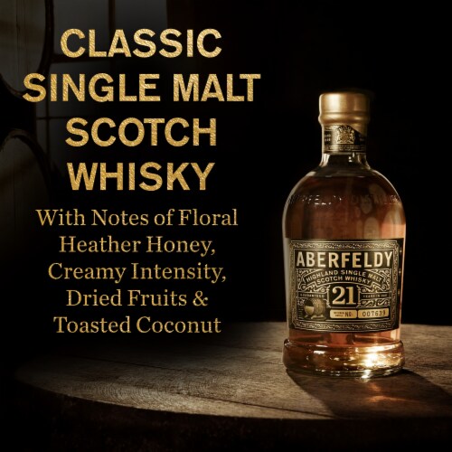 ABERFELDY™ 21 Year Old Single Malt Scotch Whisky Perspective: back