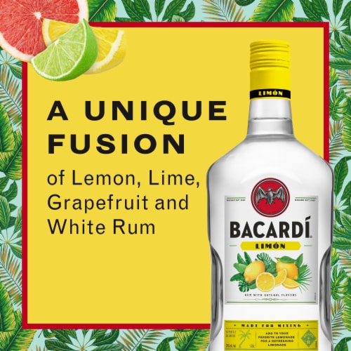 BACARDÍ® Limon Rum, Gluten Free Perspective: back