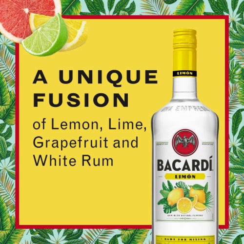 Bacardi Limon Rum Perspective: back