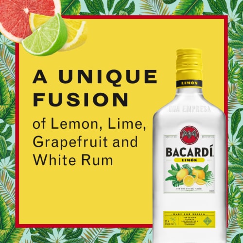 BACARDÍ® Limon Rum, Gluten Free Perspective: back