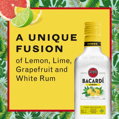 BACARDÍ® Limon Rum, Gluten Free Perspective: back