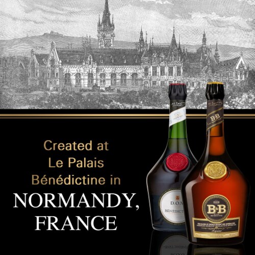 Dom Benedictine B&B Benedictine and Brandy Liqueur Perspective: back