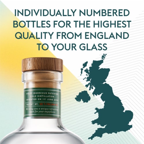 OXLEY® Cold Distilled London Dry Gin Perspective: back