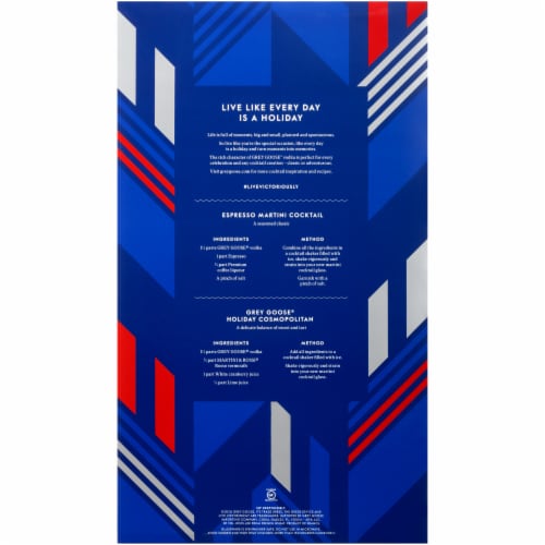 Grey Goose Vodka Original Gift Set Perspective: back