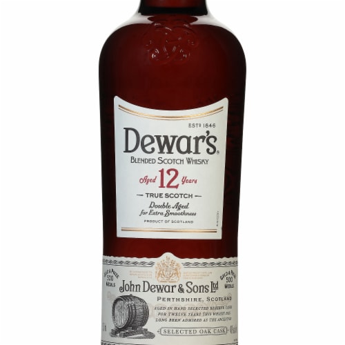 Dewar's Blended Scotch Perspective: back