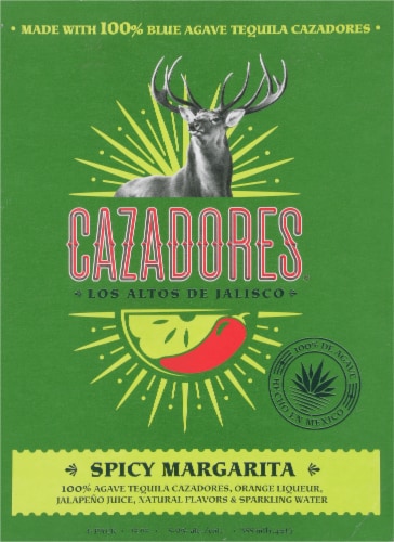 Cazadores Spicy Margarita Cocktails - 4 Count Perspective: back