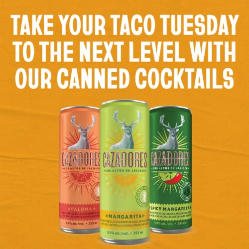 CAZADORES Ready-to-Drink Fiesta Gluten Free Cocktail Variety Pack Perspective: back