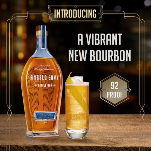 ANGEL'S ENVY® Triple Oak Bourbon Whiskey Perspective: back