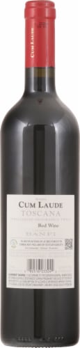 Banfi Cum Laude Red Wine Perspective: back