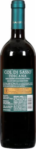 Banfi Col Di Sasso Red Wine Perspective: back