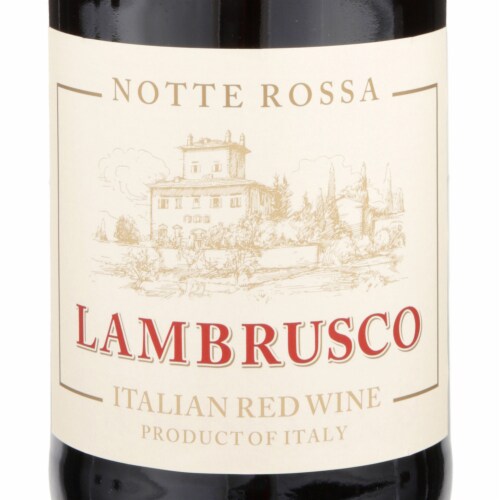 Notte Rossa Lambrusco Italy Red Wine Perspective: back