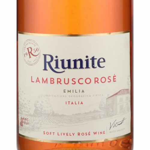 Riunite Lambrusco Italy Rose Wine Perspective: back