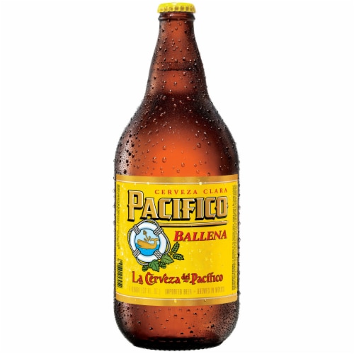 Pacifico Clara Ballena Lager Mexican Beer Perspective: back