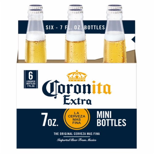 Corona Extra Coronita Mexican Lager Import Beer Perspective: back