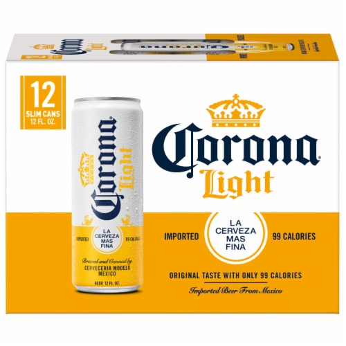 Corona Light Mexican Lager Import Lower Calorie* Beer Perspective: back