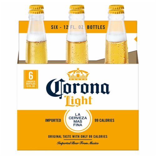 Corona Light Mexican Lager Light Beer Perspective: back