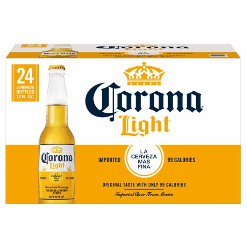 Corona Light Mexican Lager Light Beer Perspective: back