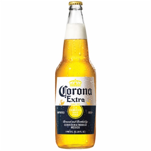 Corona Extra Mexican Lager Import Beer Perspective: back