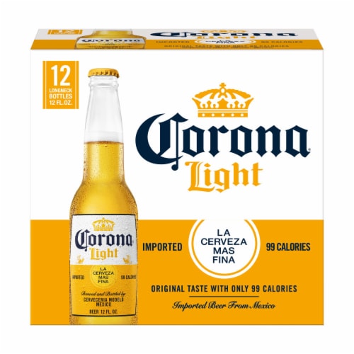 Corona Light Mexican Lager Light Beer Perspective: back